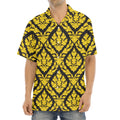 Ethnic Thai Pattern Print Aloha Shirt