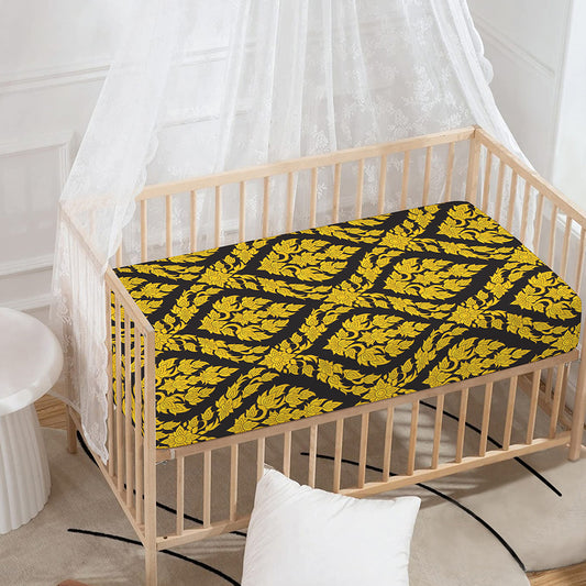 Ethnic Thai Pattern Print Baby Crib Sheet