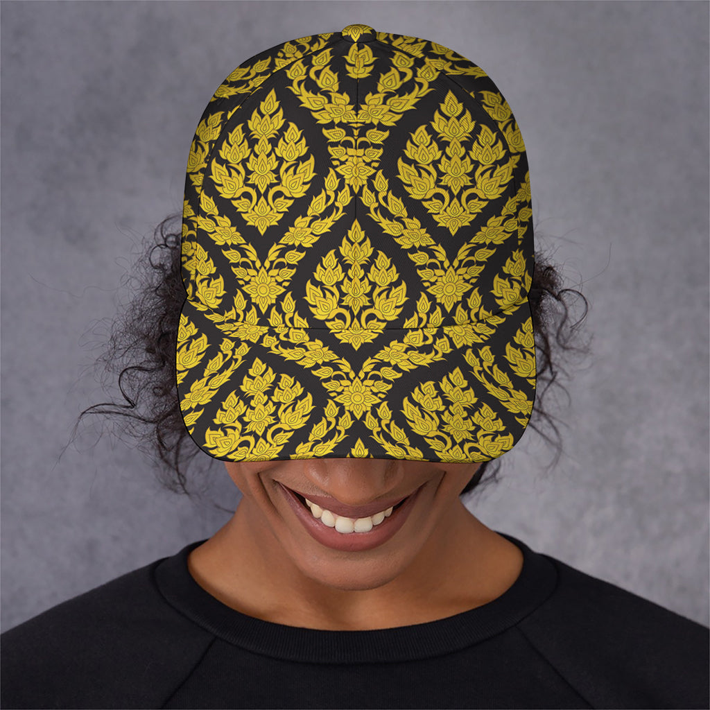 Ethnic Thai Pattern Print Baseball Cap