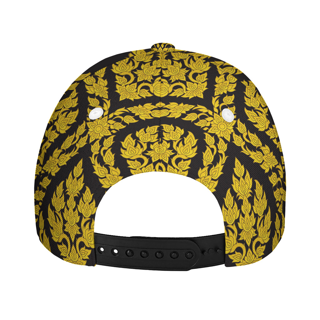 Ethnic Thai Pattern Print Baseball Cap