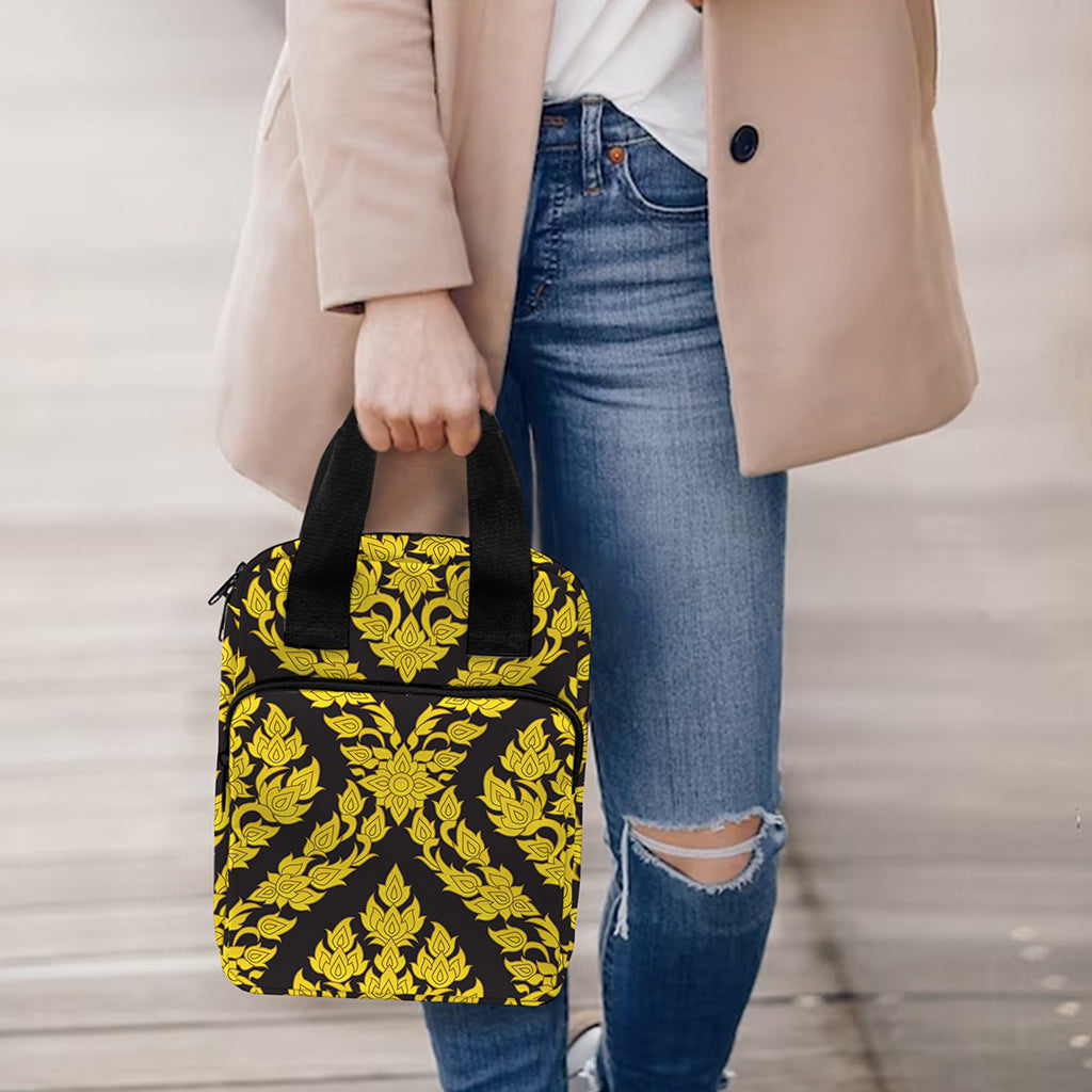 Ethnic Thai Pattern Print Bible Tote Bag