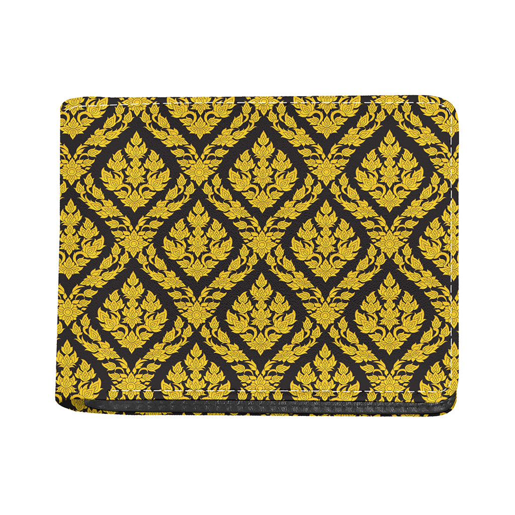 Ethnic Thai Pattern Print Bifold Wallet