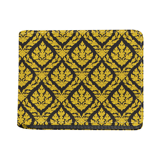 Ethnic Thai Pattern Print Bifold Wallet