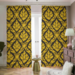 Ethnic Thai Pattern Print Blackout Pencil Pleat Curtains