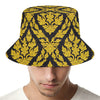 Ethnic Thai Pattern Print Bucket Hat