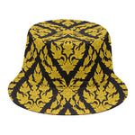 Ethnic Thai Pattern Print Bucket Hat