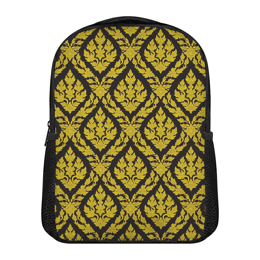Ethnic Thai Pattern Print Casual Backpack