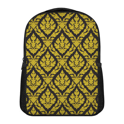 Ethnic Thai Pattern Print Casual Backpack