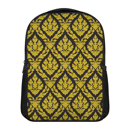 Ethnic Thai Pattern Print Casual Backpack