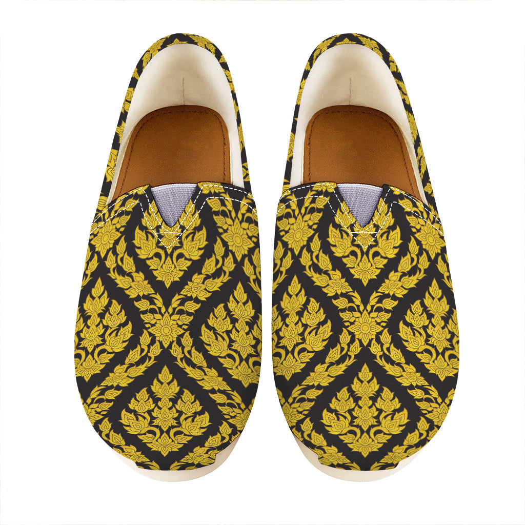 Ethnic Thai Pattern Print Casual Shoes