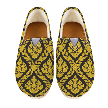 Ethnic Thai Pattern Print Casual Shoes