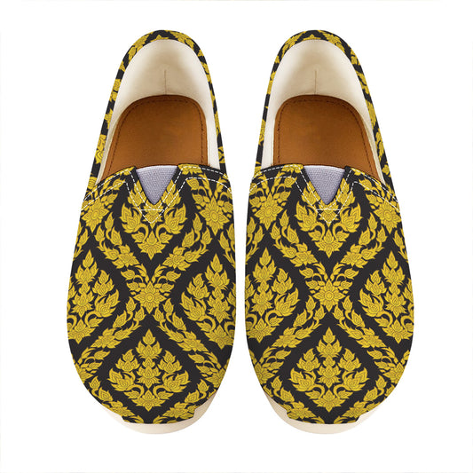 Ethnic Thai Pattern Print Casual Shoes