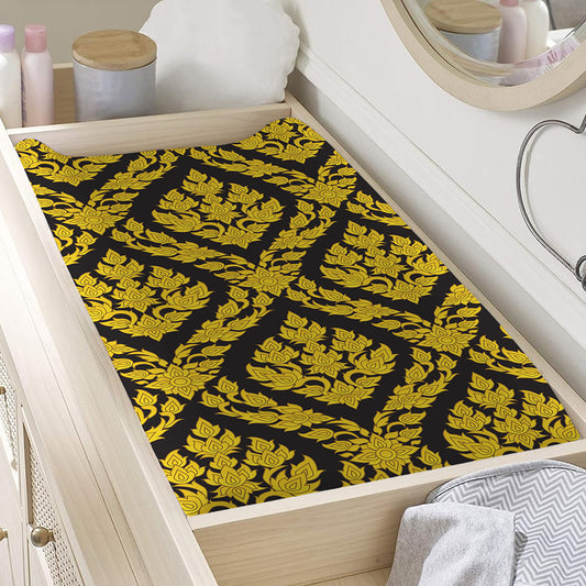 Ethnic Thai Pattern Print Changing Pad Cover