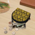 Ethnic Thai Pattern Print Coin Purse