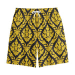 Ethnic Thai Pattern Print Cotton Shorts