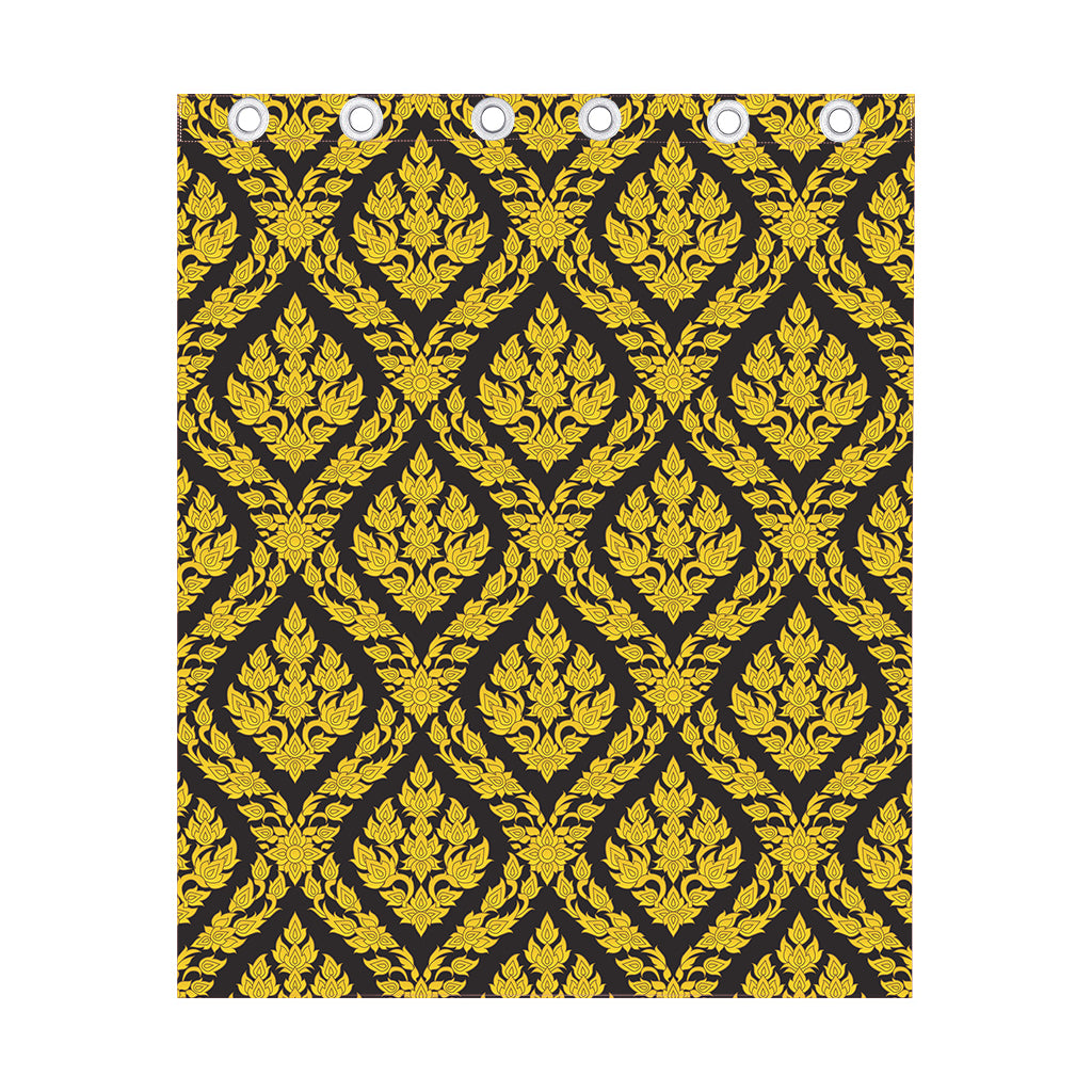 Ethnic Thai Pattern Print Curtain