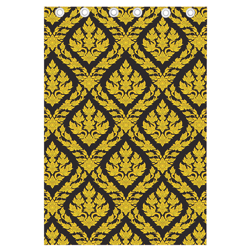 Ethnic Thai Pattern Print Curtain