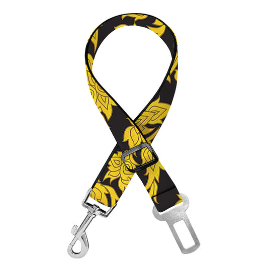 Ethnic Thai Pattern Print Dog Seat Belt