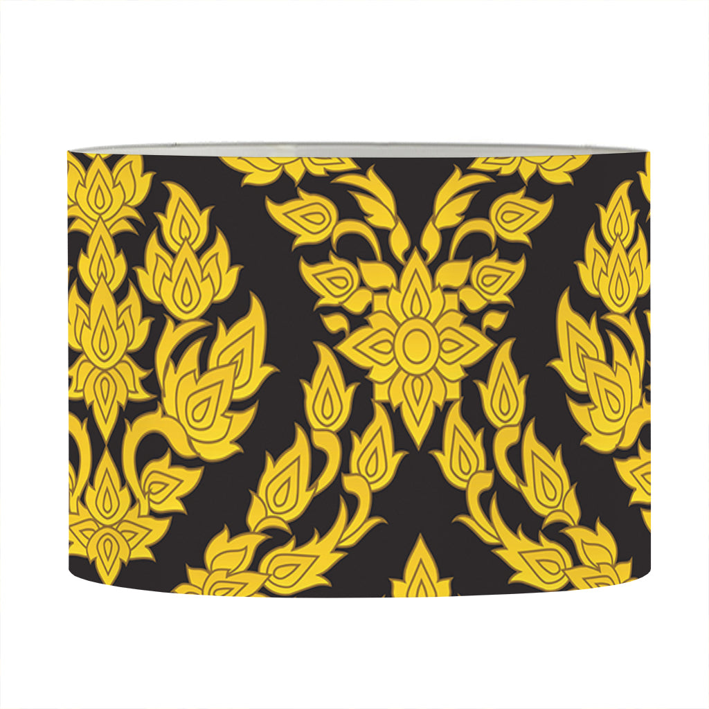 Ethnic Thai Pattern Print Drum Lamp Shade