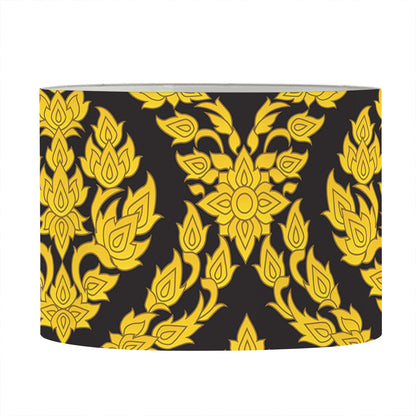 Ethnic Thai Pattern Print Drum Lamp Shade