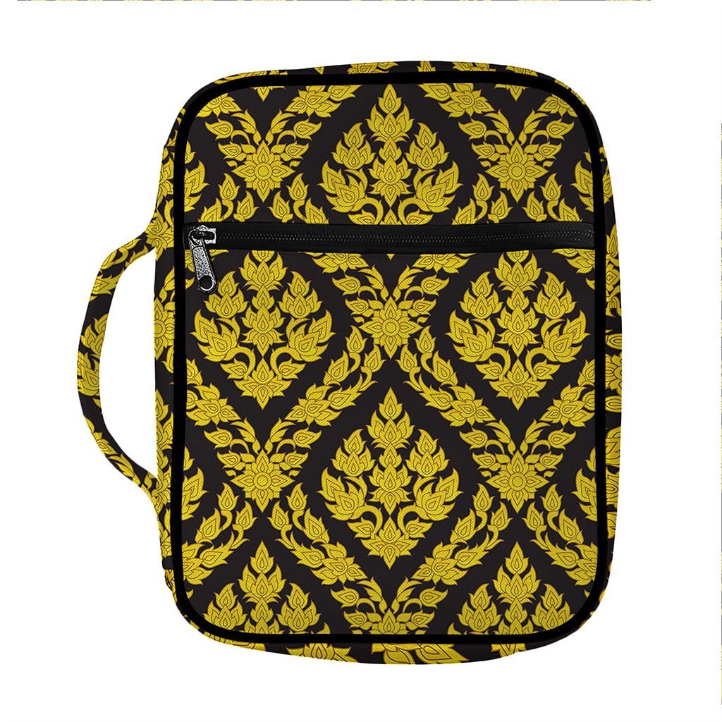 Ethnic Thai Pattern Print Front Pocket Bible Bag