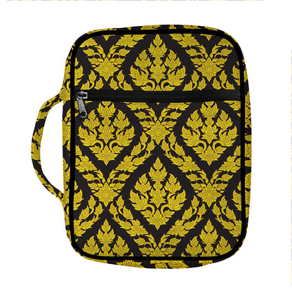 Ethnic Thai Pattern Print Front Pocket Bible Bag