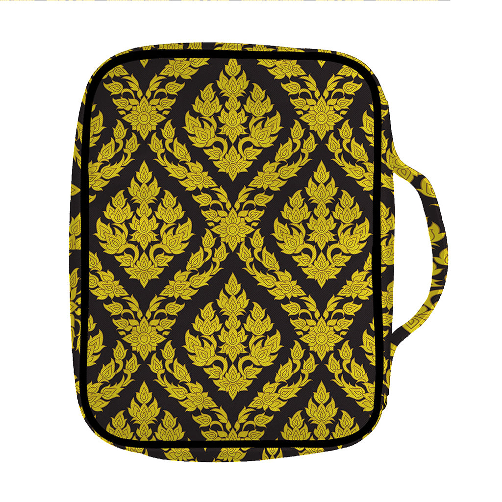 Ethnic Thai Pattern Print Front Pocket Bible Bag
