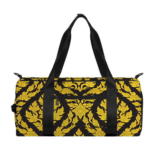 Ethnic Thai Pattern Print Gym Bag