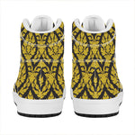 Ethnic Thai Pattern Print High Top Leather Sneakers