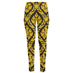 Ethnic Thai Pattern Print High-Waisted Pocket Leggings