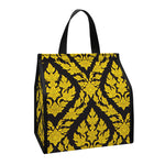 Ethnic Thai Pattern Print Insulated Lunch Tote
