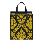 Ethnic Thai Pattern Print Insulated Lunch Tote