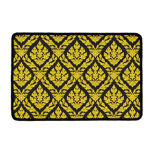 Ethnic Thai Pattern Print Kitchen Mat