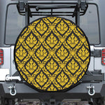 Ethnic Thai Pattern Print Leather Spare Tire Cover