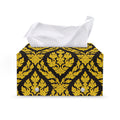 Ethnic Thai Pattern Print Leather Tissue Box Cover