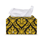 Ethnic Thai Pattern Print Leather Tissue Box Cover