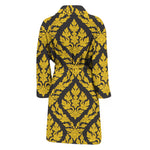 Ethnic Thai Pattern Print Men's Bathrobe