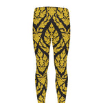 Ethnic Thai Pattern Print Men's leggings