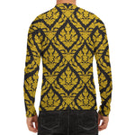 Ethnic Thai Pattern Print Men's Long Sleeve Rash Guard