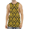Ethnic Thai Pattern Print Men's Muscle Tank Top
