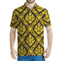 Ethnic Thai Pattern Print Men's Polo Shirt
