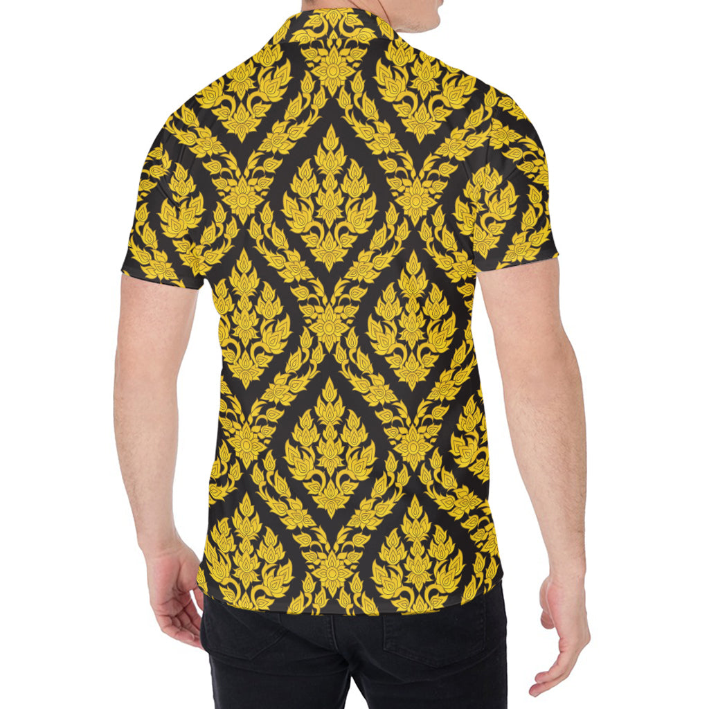 Ethnic Thai Pattern Print Men's Shirt