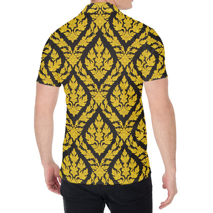 Ethnic Thai Pattern Print Men's Shirt