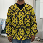 Ethnic Thai Pattern Print Men's Shirt Jacket