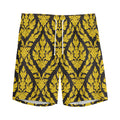 Ethnic Thai Pattern Print Men's Athletic Shorts