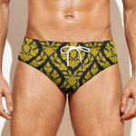 Ethnic Thai Pattern Print Men's Swim Briefs