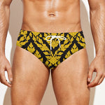 Ethnic Thai Pattern Print Men's Swim Briefs