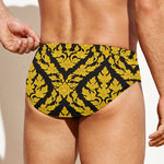 Ethnic Thai Pattern Print Men's Swim Briefs