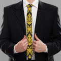 Ethnic Thai Pattern Print Necktie