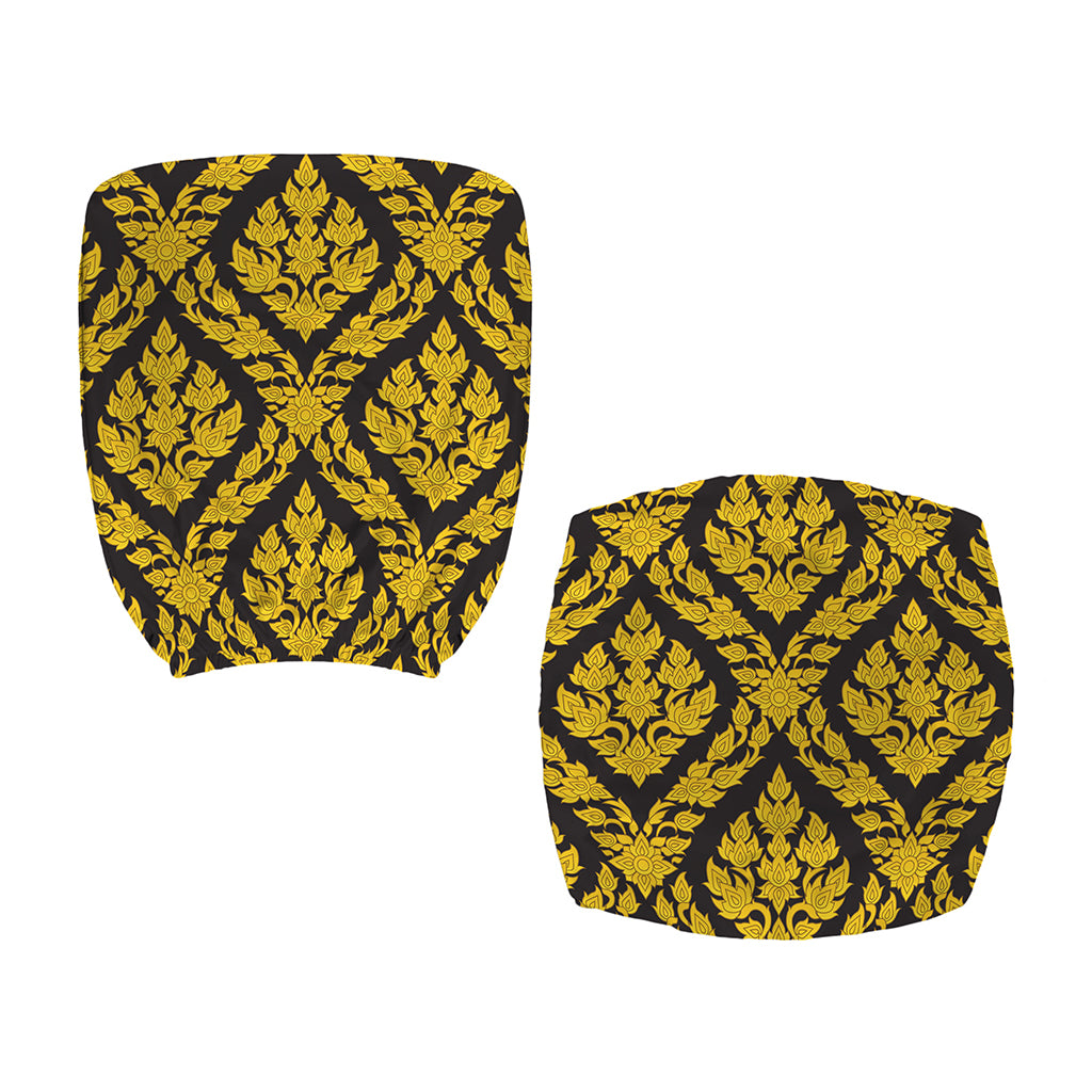 Ethnic Thai Pattern Print Office Chair Cover